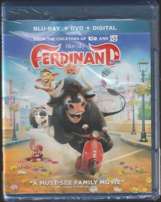 Ferdinand (Blu-ray, 2017) New Sealed 24543277323|