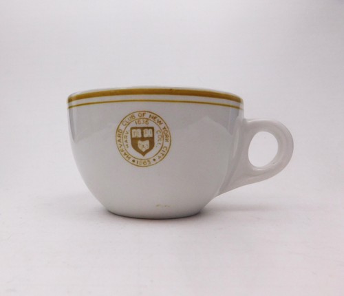 Walker China Harvard Club of New York NY Coffee Tea Cup Restaurant Ware Vintage - Picture 9 of 13