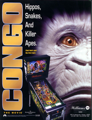 Congo Pinball - CPU Rom 2.1 [G11/U6] [Bally / Williams] EPROM