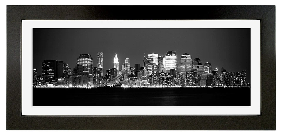 MCS 5-1/2 x 13 Wood Floating Picture Frame Black (Same Shipping Any Qty) - Image 2 of 2