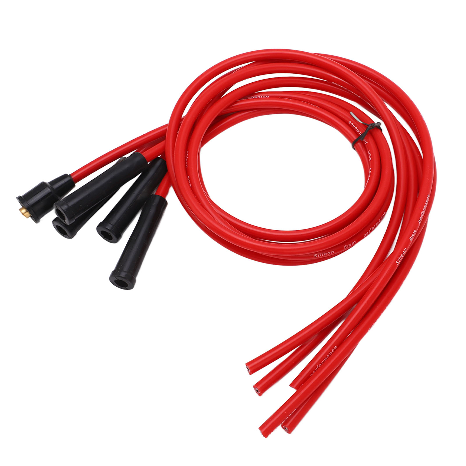 NGK 9578 HE62 Premium Spark Plug Wire Set - Ferrite Magnetic Core, 4 Wires + Coil Wire, Heat Resistant