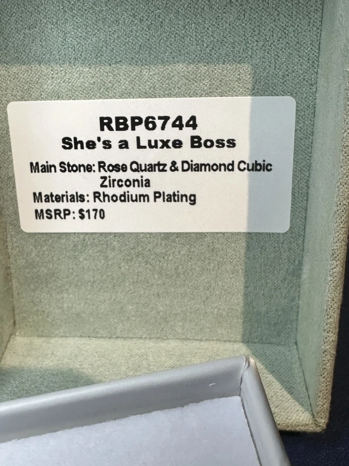 Bomb Party Ring Size 8 RBP6744 “She’s a Luxe Boss”Luxe Bands Holiday Collection - Image 3 of 3