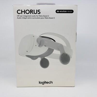 Logitech Chorus VR Off Ear Headphones for Meta Quest 2 - White - [LN] 