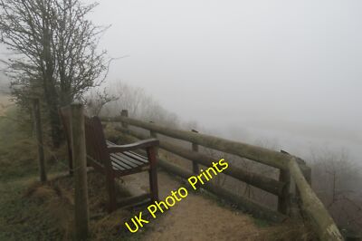 Foto 6x4 Heute ist der Blick von diesem Sitz im Nebel verloren Bulbourne Fogs c2015