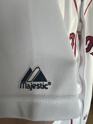 VINTAGE MADE IN USA MAJESTIC BOSTON RED SOX #58 JONATHAN PAPELBON