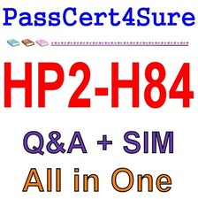 Implementing HP JetAdvantage Secure Print and Insights HP2-H84 Exam Q&A+SIM