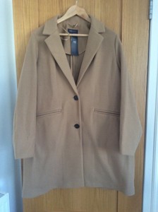 camel coat size 22