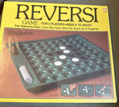 1984 FACTORY SEALED REVERSI WHITMAN GAME TOY 4886 - Picture 1 of 1