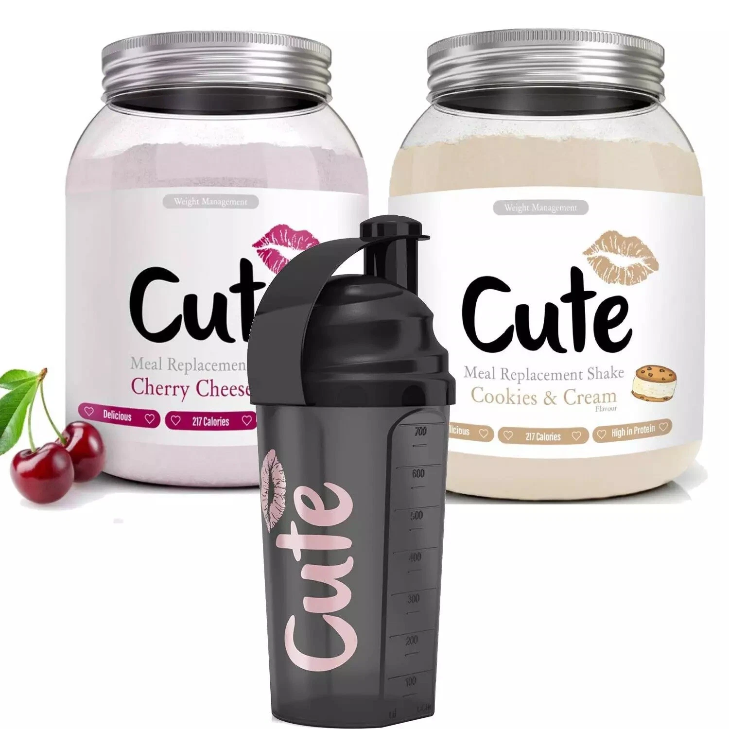 Cute Woman Meal Replacement 2 X 500g Diet Protein Slimming Shake and Shaker
Opens in a new window or
