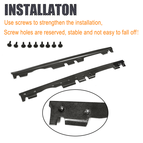 Faldones laterales de carbono faldones laterales espada umbral para BMW E92 E93 M3 2008-2013 - Imagen 9 de 11