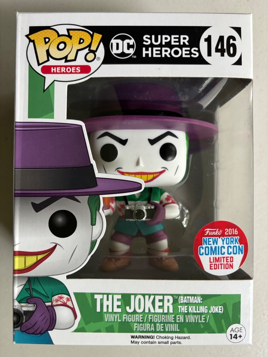 Funko Pop DC Universe Joker Killing Joke #146 2016 NYCC Comic Con