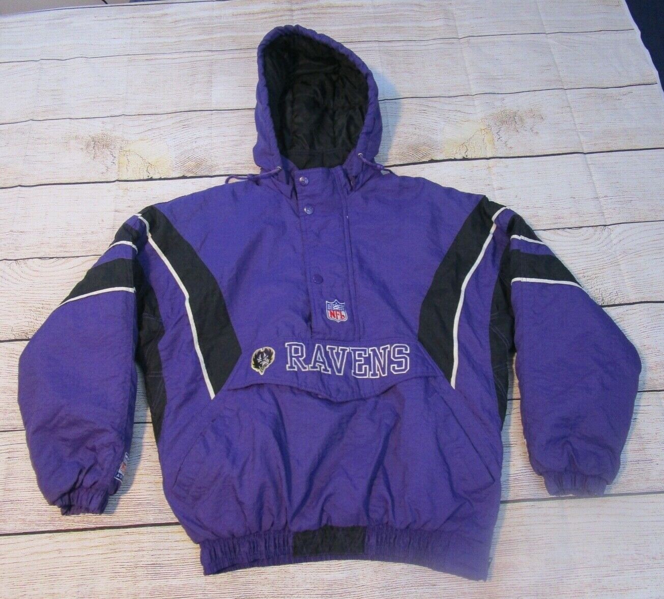 Rare Vtg Starter Baltimore Ravens Logo 