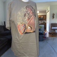 Hazelwoods Native American Indian Graphic T Shirt Size XL Made In USA Vintage