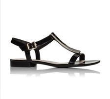 Ladies SANDLER Antthem Black Sandals Brand New 10/41