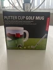 Kikkerland Putter Cup Golf Mug New In Box Unique Collectible