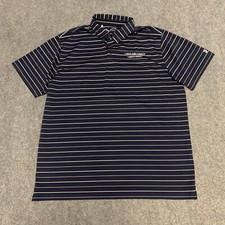 Under Armour Heat Gear Polo Shirt Men's Size XXL loose Striped Lightweight Golf