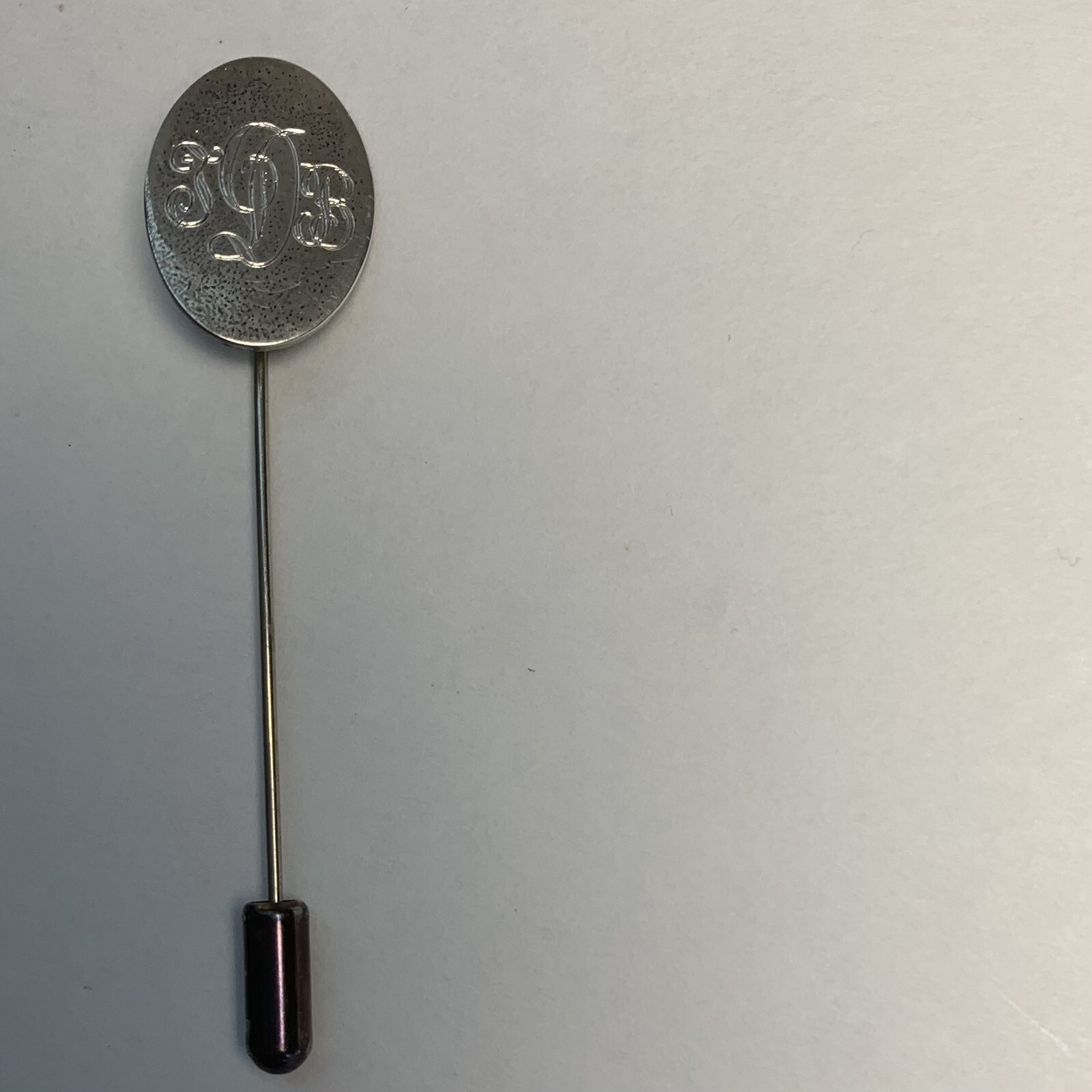 Sterling Silver Monogram Stick Pin Initial TBD So… - image 3