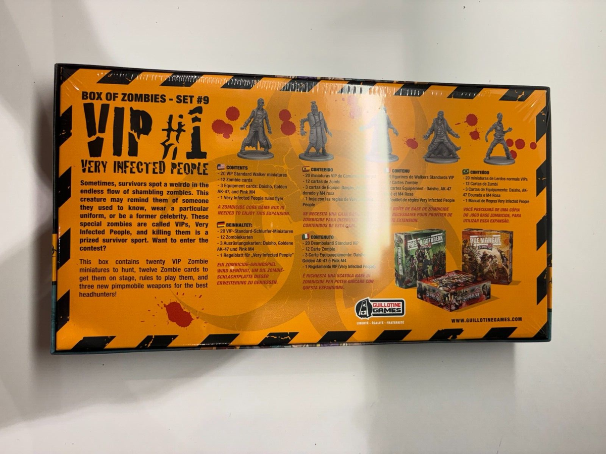 Zombicide 1st Ed Box Of Zombies Set #9 Very Infected People VIP #1