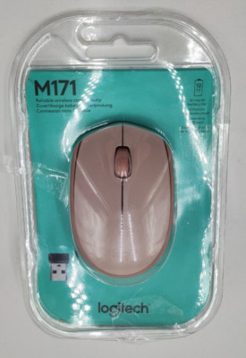 Maus Logitech M171  Rosa kabellos für PC Mac Laptop USB-Mini-Empfänger