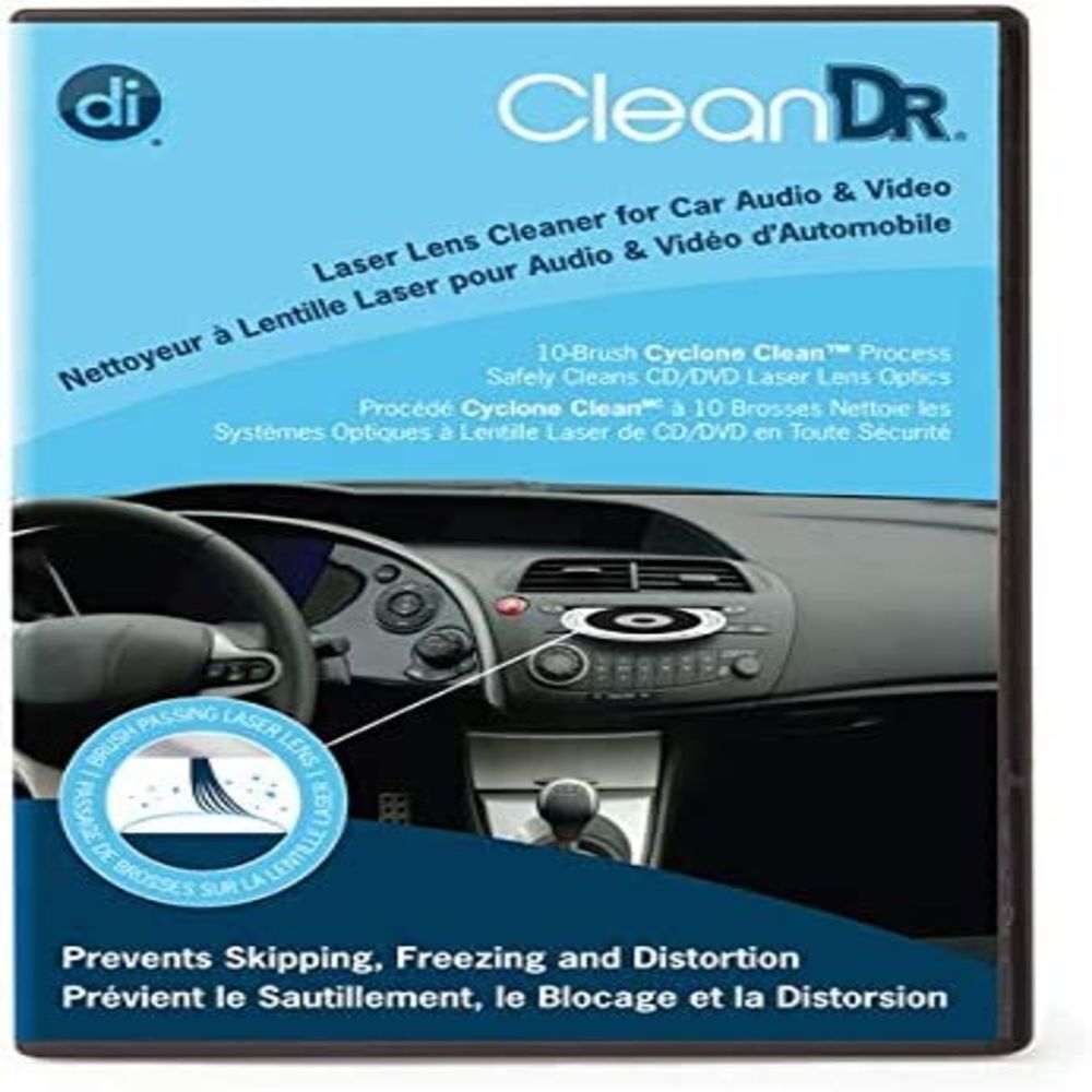CleanDr for Car Audio&Video Laser Lens Cleaner for Automotive CD DVD