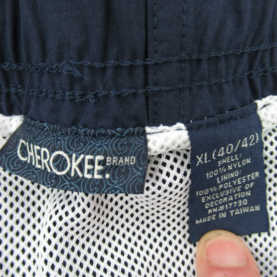 Pantalones Cortos Cherokee Para Hombres XL 40/42 Azul Bolsillos Traje de Baño Surfista Nylon Informal Foto 3 de 4