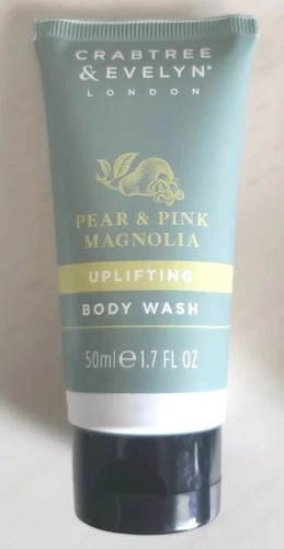 Crabtree & Evelyn Pear & Pink Magnolia 1.7 fl oz Uplifting Body Wash NEW Sealed