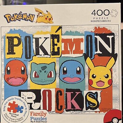 Family Puzzles: Pokemon Rocks 400 Piece Jigsaw Puzzle