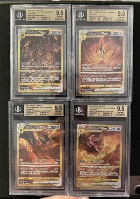 Pokemon Lot 4 Karten VSTAR Universe BGS 9.5 Giratina Arceus Dialga Palkia