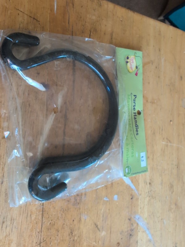 Purse Handbag Handles Dritz Sassy Bags Bags Boutique Set Of 2 black Plastic NEW