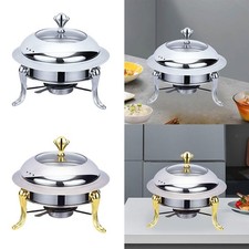 Round Chafing Dish Chafing Dish Buffet Buffet Chafer Solid Fuel Boiler Buffet