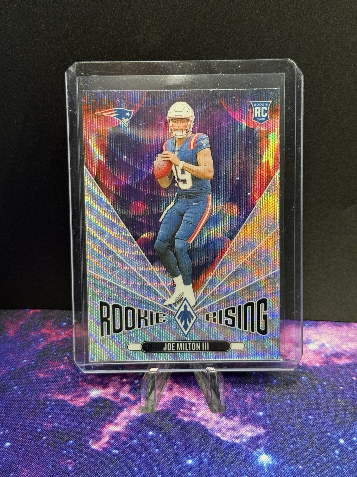 2024 Panini Phoenix - Rookie Rising Joe Milton III #RR-JMN Hyper (RC)