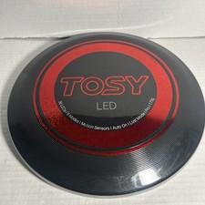 Tosy LED Pro Light Up 11" RED Flying Disc 360 LEDs Lost Mode 175g Not Tested
