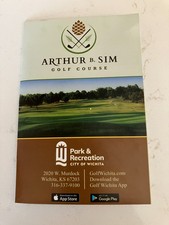 ARTHUR SIMS GOLF SCORE CARD NEU WICHITA KANSAS