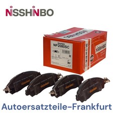 NISSHINBO Front Brake Pads for NISSAN NAVARA Pick-up / NP300 + RENAULT ALASKAN