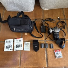 Canon EOS Digital Rebel 300D DS6041 Camera Bundle 18-55mm Lens Vivitar Flash  