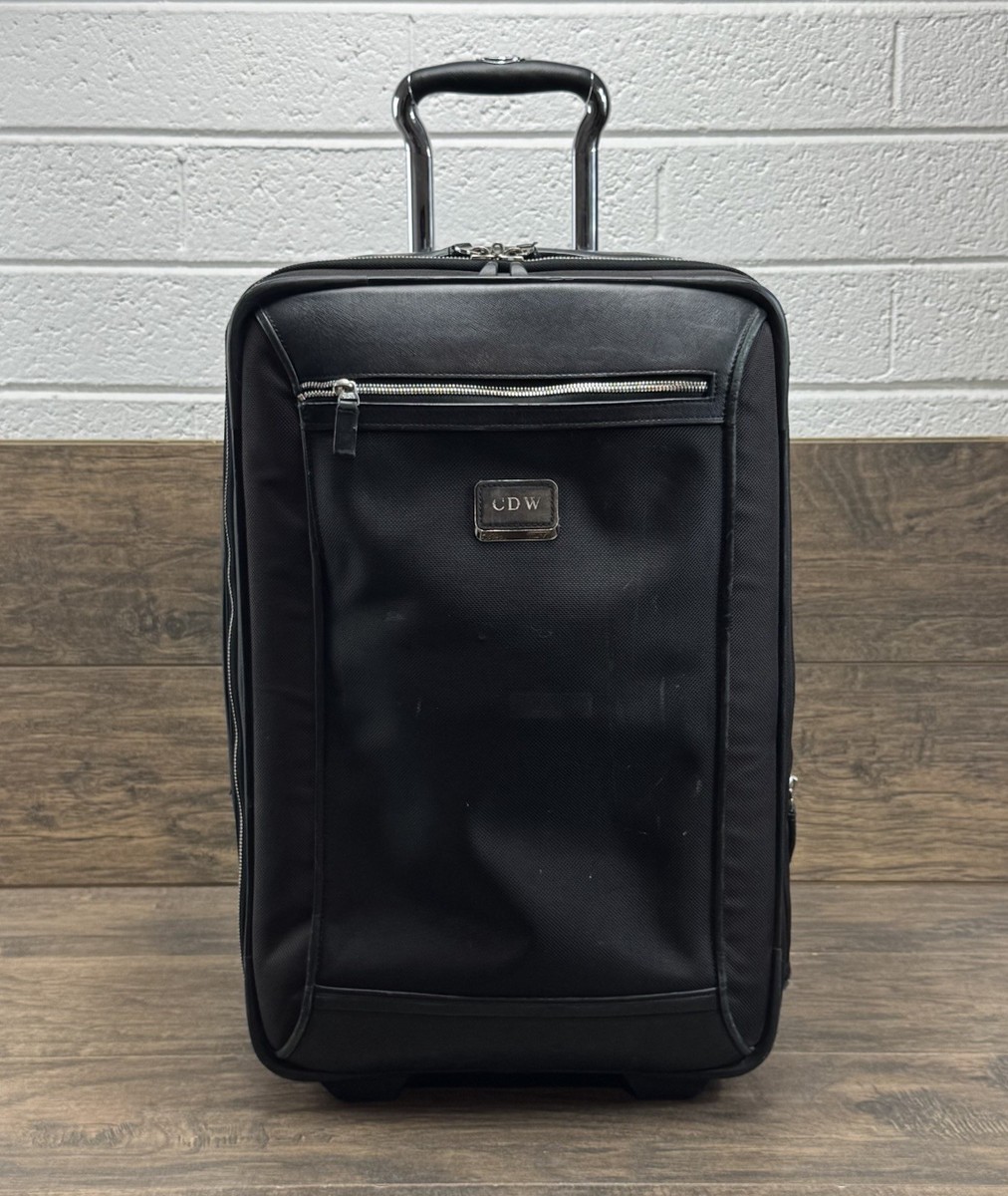 TUMI Suitcase Astor Beekman Black Carry-On 2-Wheel Travel Luggage