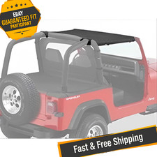 Bestop 52519-15 Black Denim Strapless Bikini Top For 1992-1995 Jeep Wrangler Yj