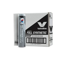 Valvoline Moly-Fortified Gray Full Synthetic Grease 14.1 OZ Cartridge, Case o...