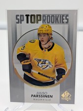 2022-23 UD SP Authentic #TR-42 SP Top Rookies Juuso Parssinen Predators