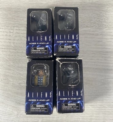Aliens Minimates - 4 x Alien Warrior Figuren, Carter Burke Diamond Select Toys