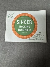 Vintage Singer Stocking Darner an Original Manual 1941