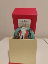 2019 Pier One Li Bien Hand Painted Christmas Ornament-Glass