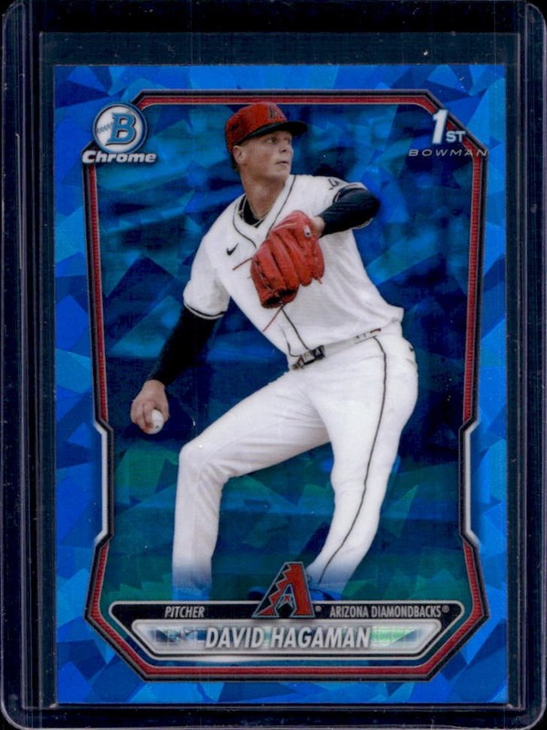 2026 Bowman Sapphire David Hagaman Chrome 1st Prospect #BCP-84 Diamondbacks