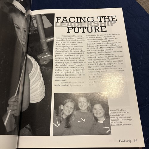 2004 Harpeth Hall Girls School Milestones Yearbook Nashville Tennessee - Picture 7 of 7