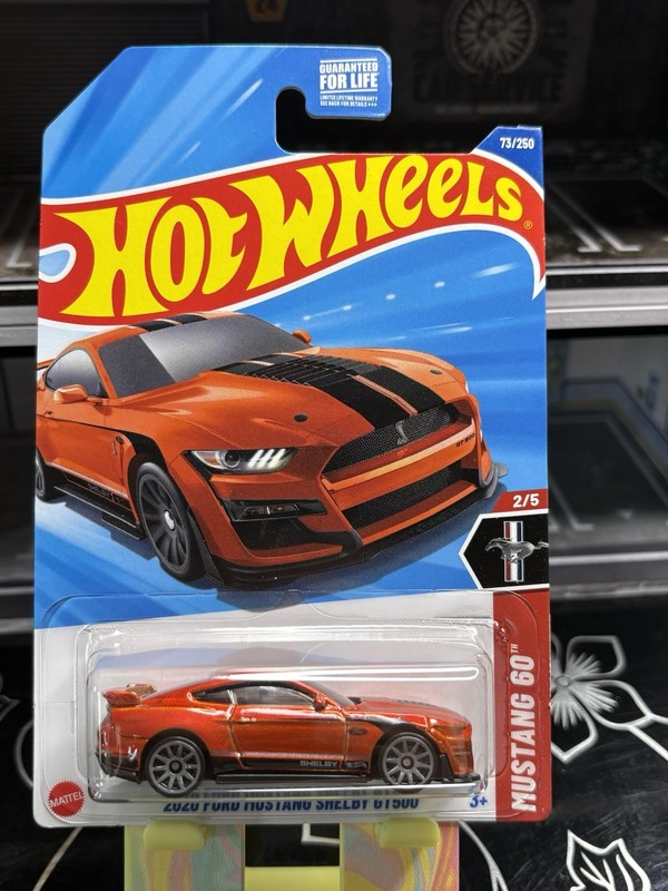Hot Wheels 2020 Ford Mustang Shelby GT500 Orange Hw Mustang 60th 73/250