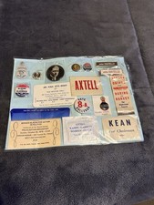 Vintage Lot Of- 17 - Political Pins Buttons,Comb, More Republican       