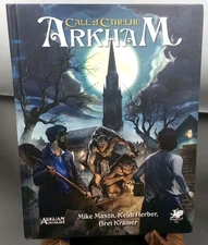 ARKHAM CALL of CTHULHU Hardcover Book READ & SEE PHOTOS NOT SEALED NEW 