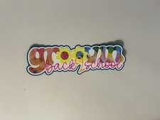 Groovin Back 2 School Scrapbook Title Handmade Paper Pieced Die Cut