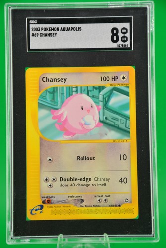Chansey graded SGC 8 for sale on eBay
