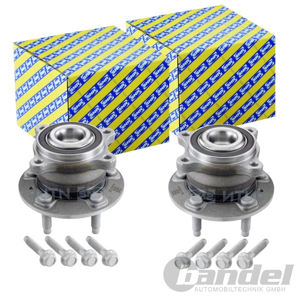 2X SNR RADLAGER-SATZ Hinten Passend FÜR Chevrolet Cruze Opel Astra Links+Rechts-image